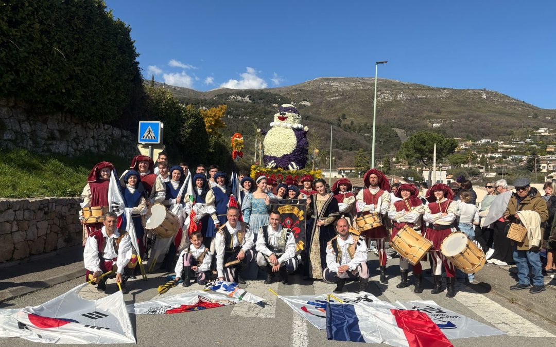 Il Gruppo Storico Fivizzano alla Festa delle Violette di Tourrettes-sur-Loup 2025